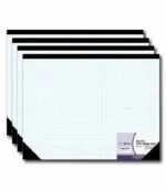 TOP Sturdy Graph Desk Pad, 22"x17", 1/4 Quad Grid, 50 Sheets Per Pad, (Pack of 4 Pads)